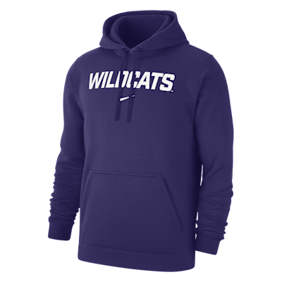 Kansas State Club Fleece Men's Nike College Pullover Hoodie